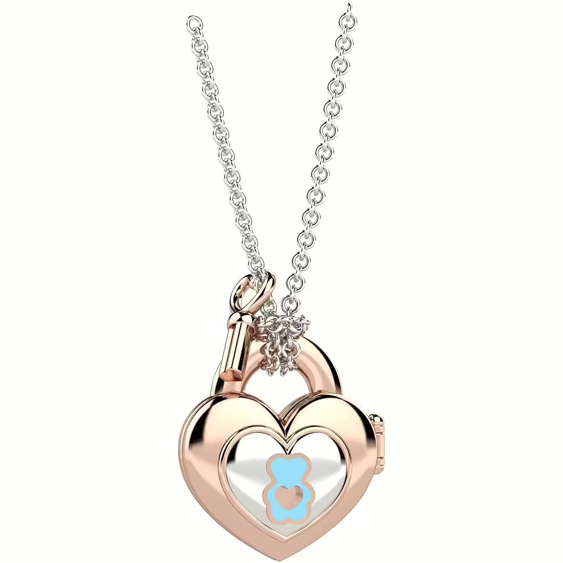 Collana Bambina Donna Nanan cuore arg rosa NAN0390