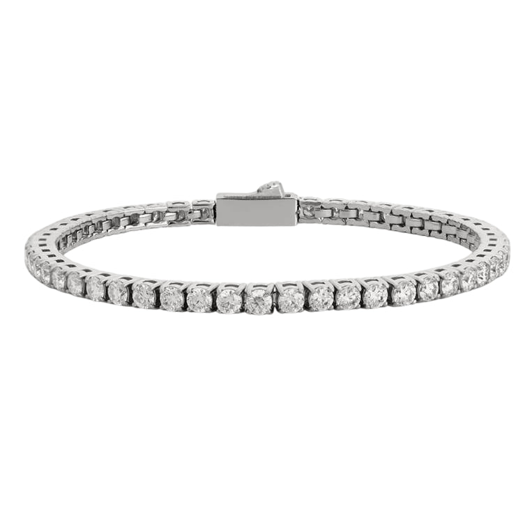 Bracciale Uomo John Richmond Tennis Acciaio Titanio Diamanti Bianchi JRTW01WW
