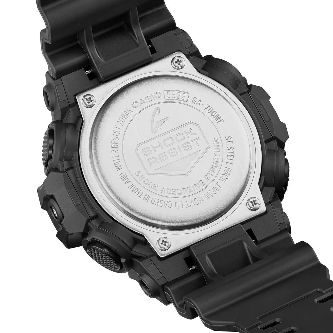 Orologio Uomo Casio G-SHOCK Quarzo Nero Fluorescente GA-700MF-1AER