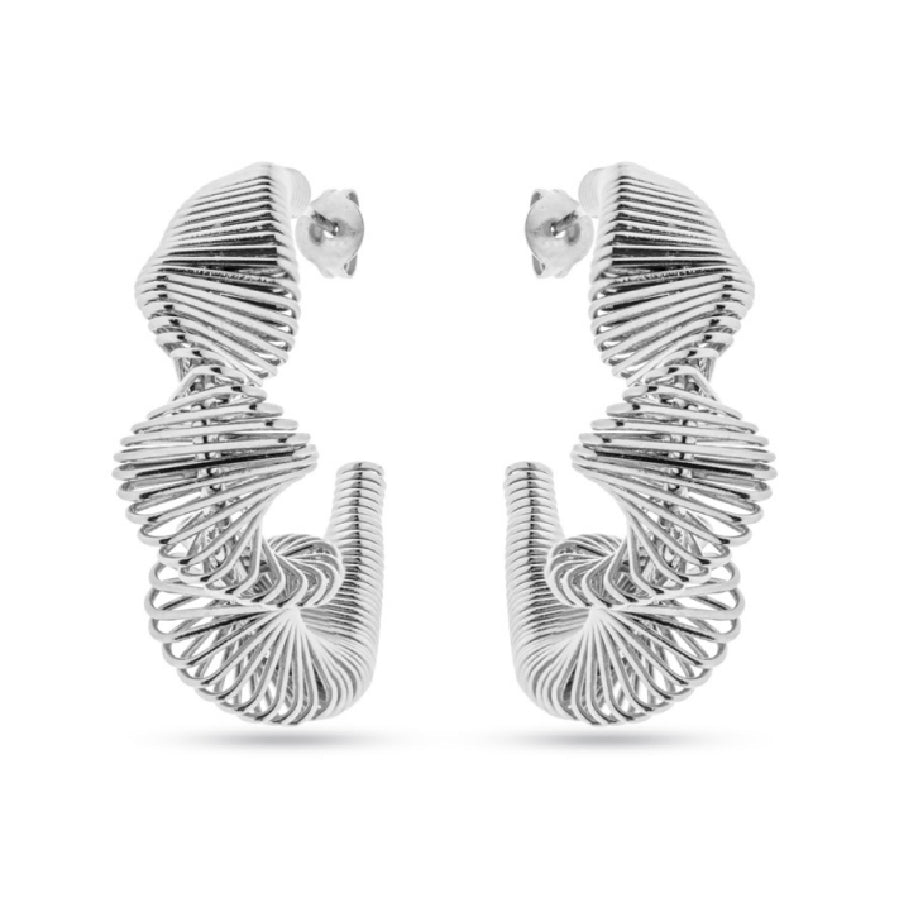 Orecchini Donna Liu Jo Acciaio Ovale Elicoidale LJ2714