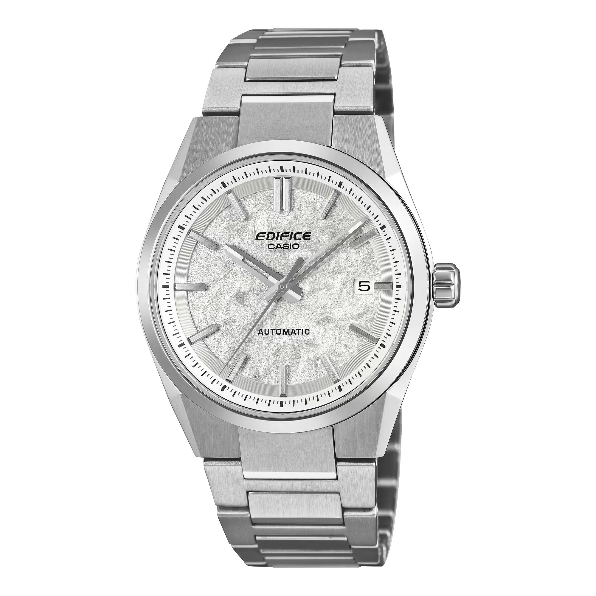Orologio Uomo Casio Edifice Acciaio Bianco Automatico EFK-110D-7AER