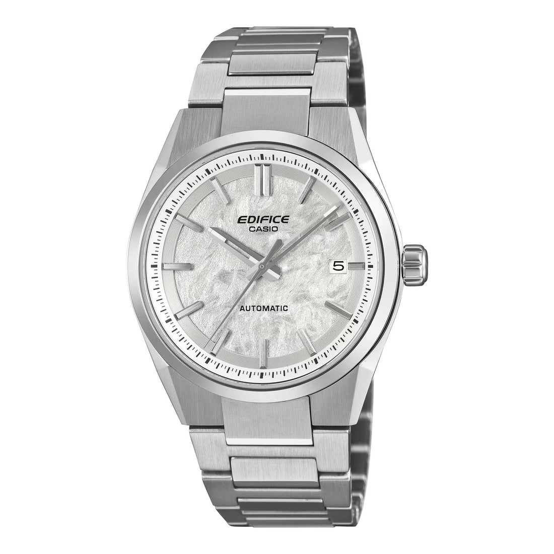 Orologio Uomo Casio Edifice Acciaio Bianco Automatico EFK-110D-7AER
