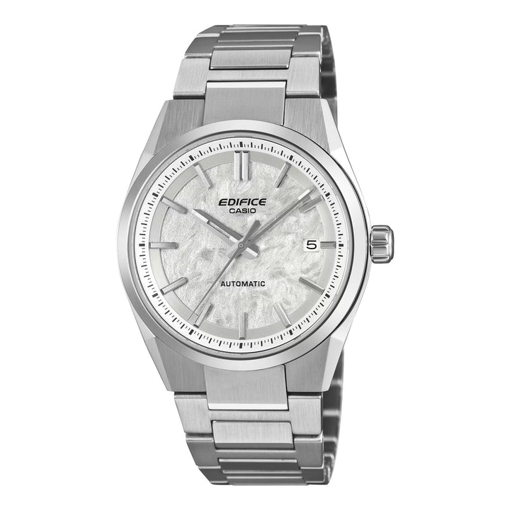 Orologio Uomo Casio Edifice Acciaio Bianco Automatico EFK-110D-7AER