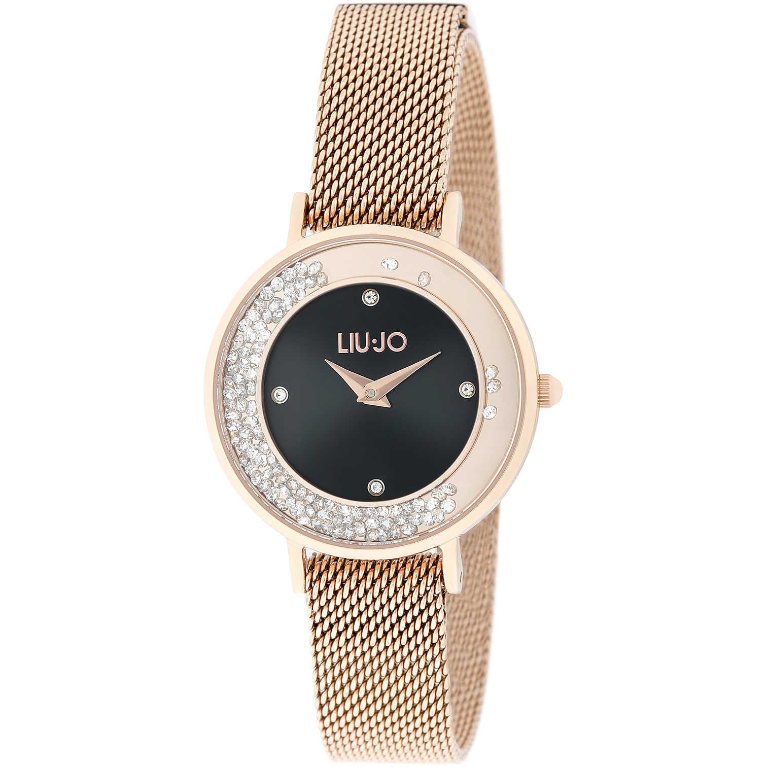 Orologio Donna Acciaio Liu Jo Luxury Mini Dancing slim rosè con Zirconi Quarzo