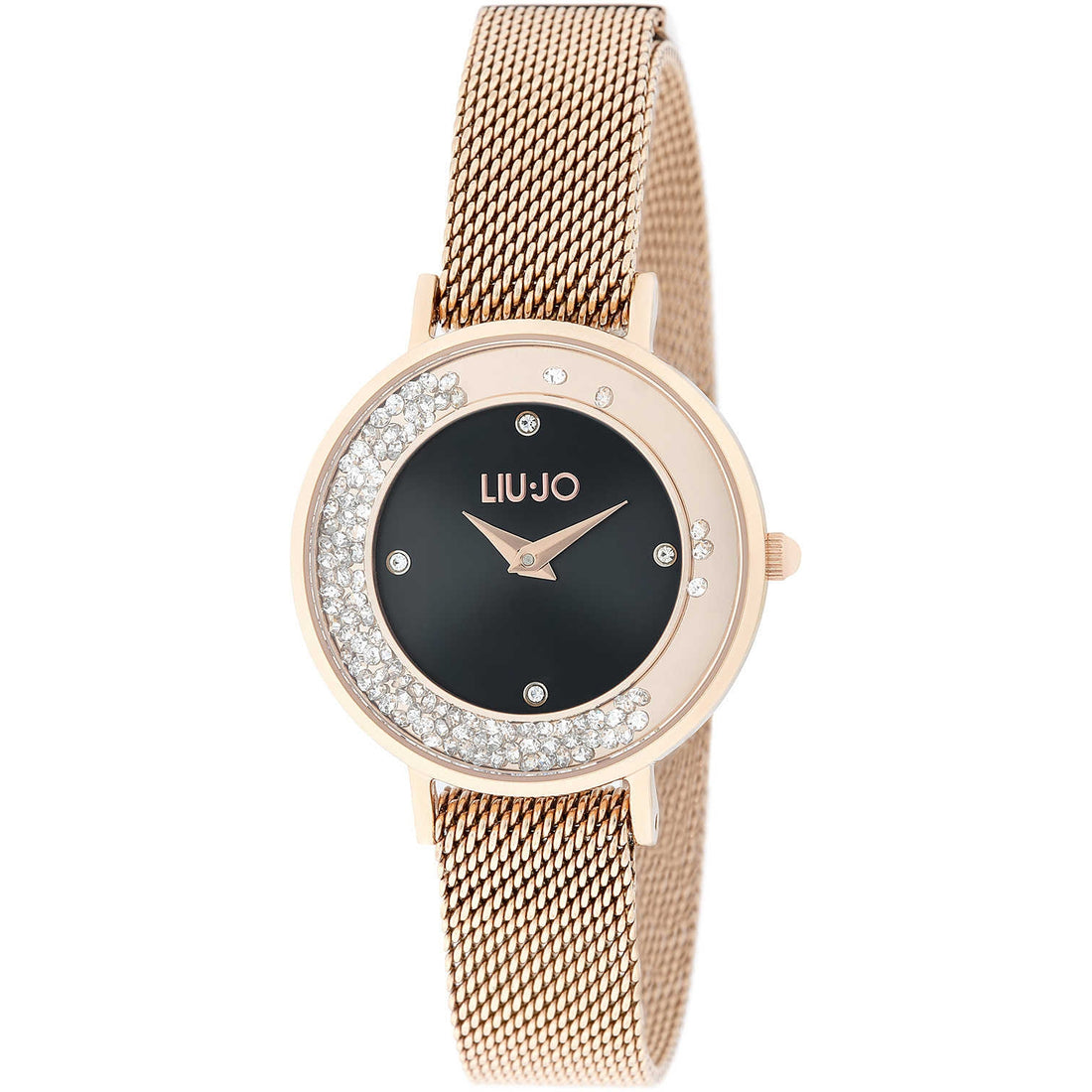 Orologio Donna Acciaio Liu Jo Luxury Mini Dancing slim rosè con Zirconi Quarzo