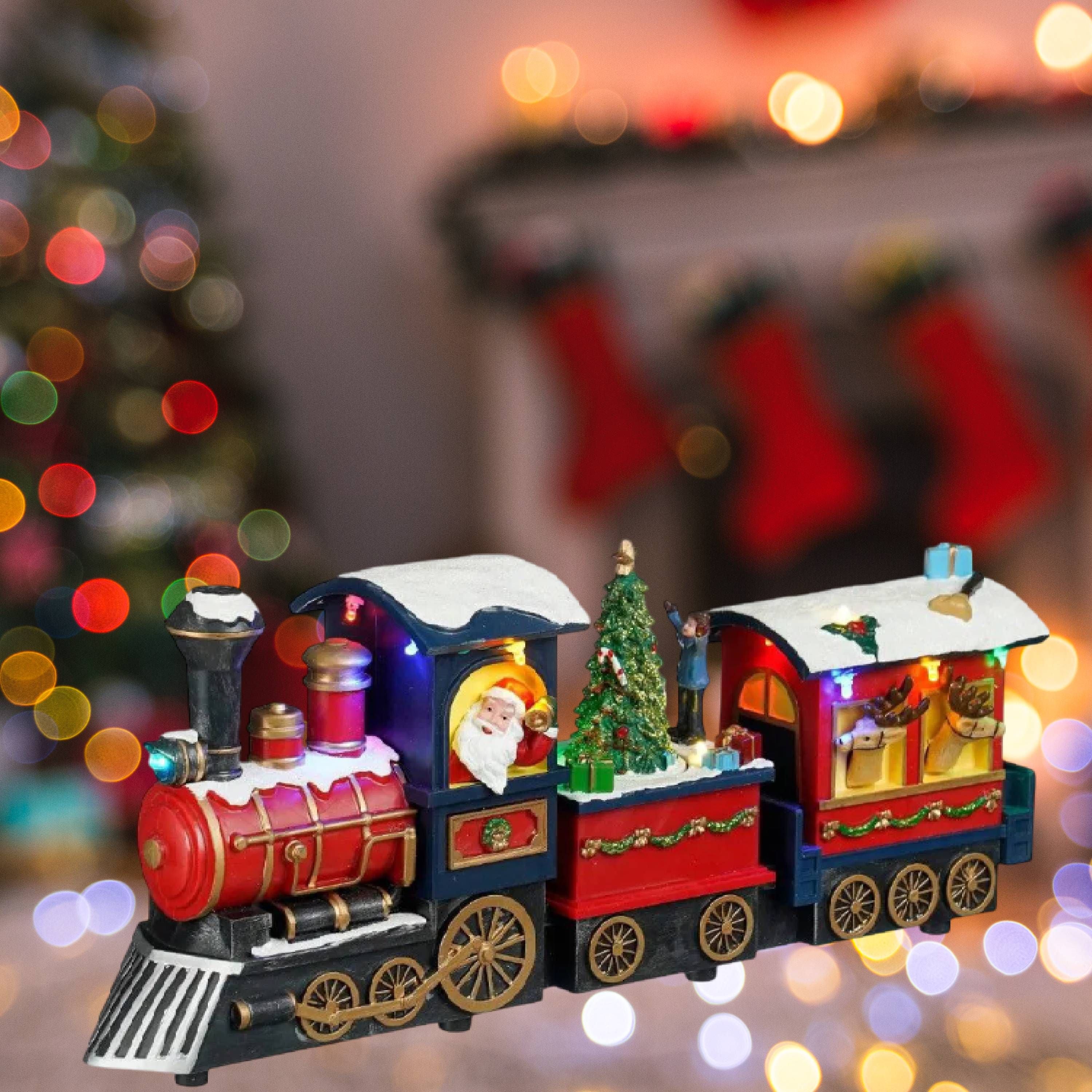 Trenino Di Natale Luville Babbo Natale Luci 1179579