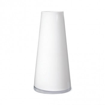Vaso cristallo Onlylux YANG bianco latte  32  cm OL02840