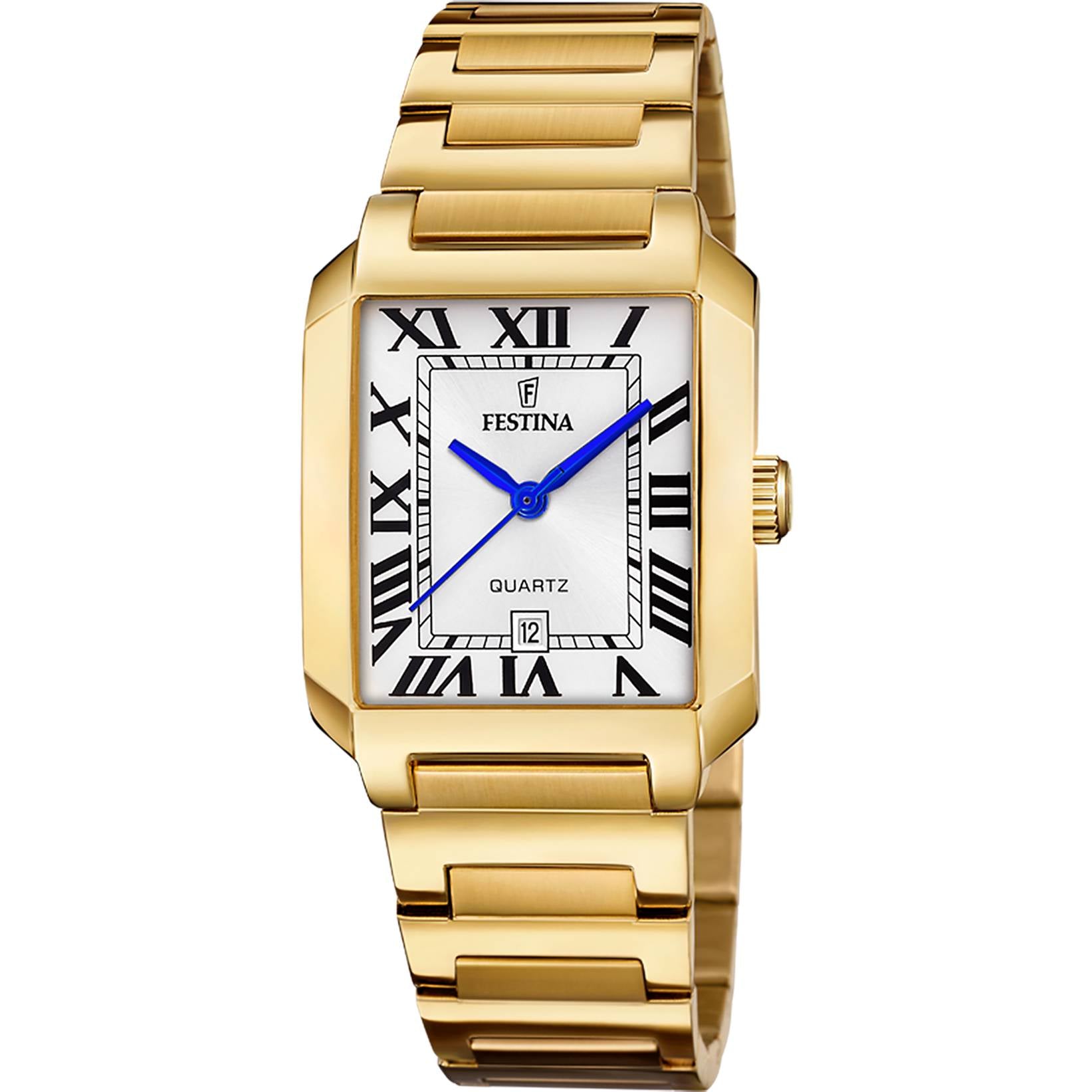 Orologio Unisex Festina Acciaio Dorato On the Square F20680/1
