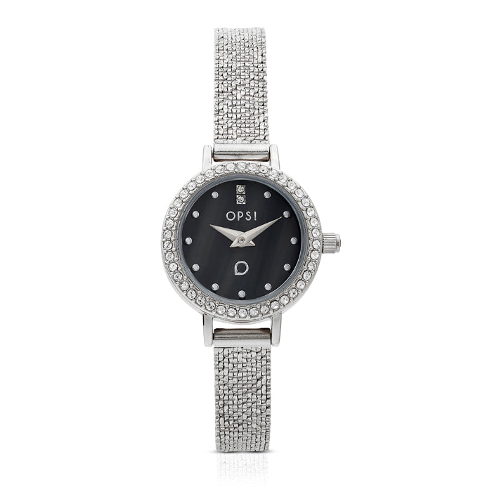 Orologio Donna Ops Zirconi ALLURE Nero Acciaio OPSPW-1215-2450