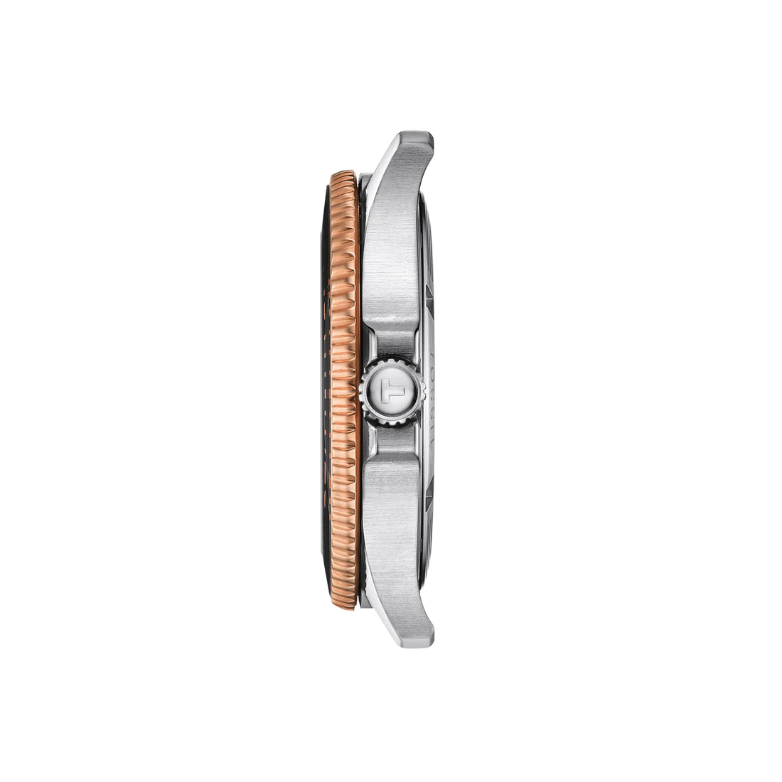 Orologio Uomo Tissot Quarzo Acciaio Rosè Seastar Nero 300 m T1204102205101