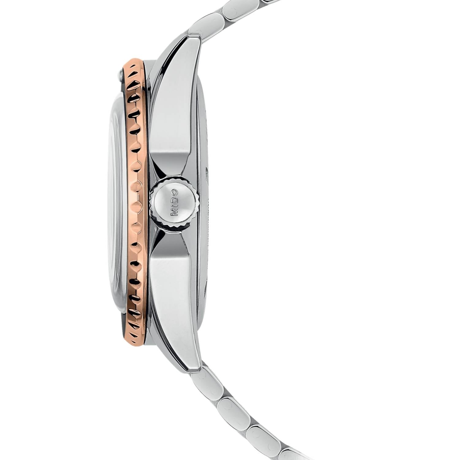 Orologio Uomo Mido Automatico Bicolore Acciaio Doppia Data M0268302105100