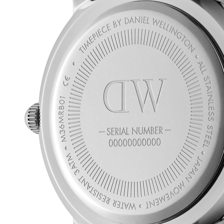 Orologio Uomo Daniel Wellington Acciaio Iconic Nato Cordura Nero 40 mm DW00100678