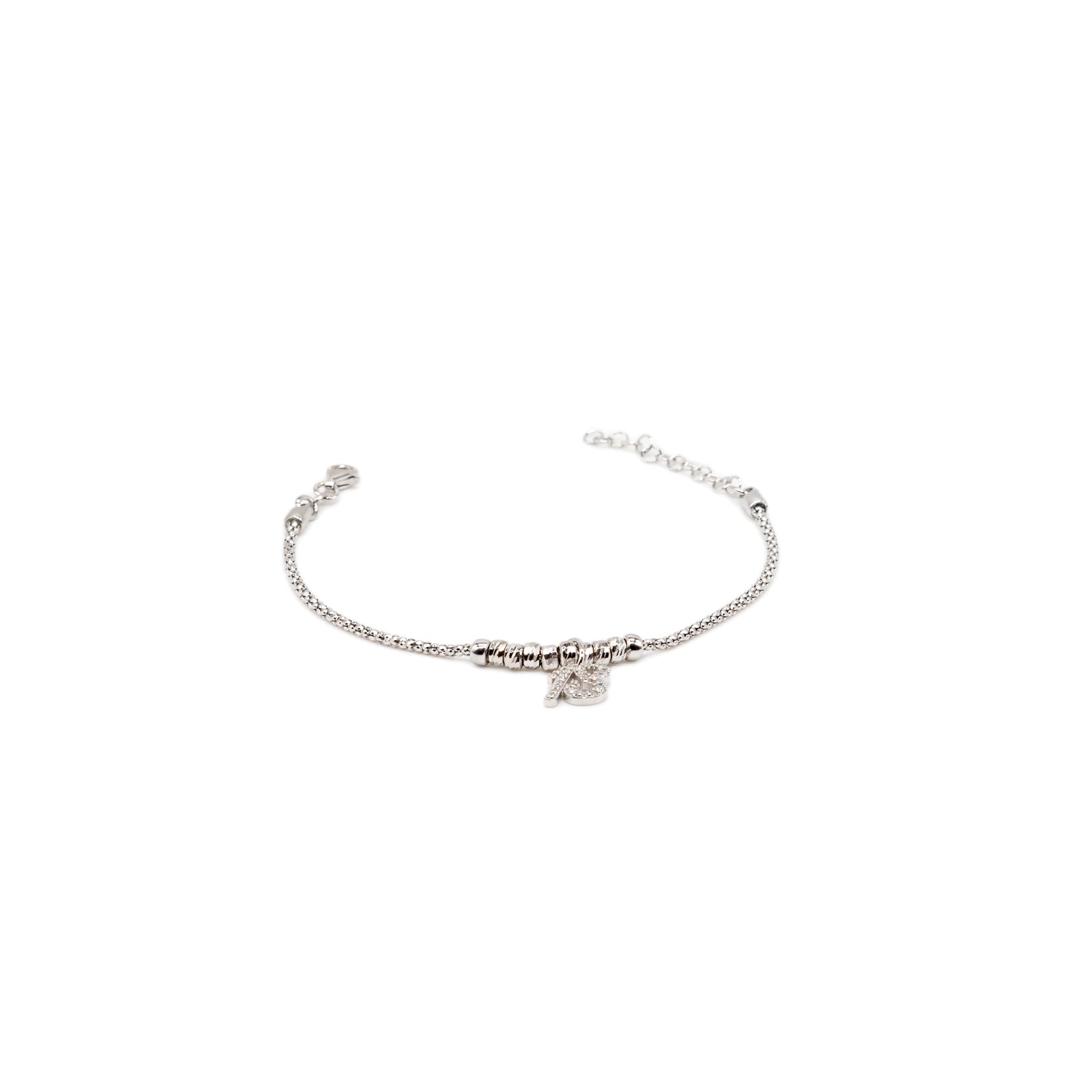 Bracciale Donna Argento 925 con Numero 13 con Zirconi