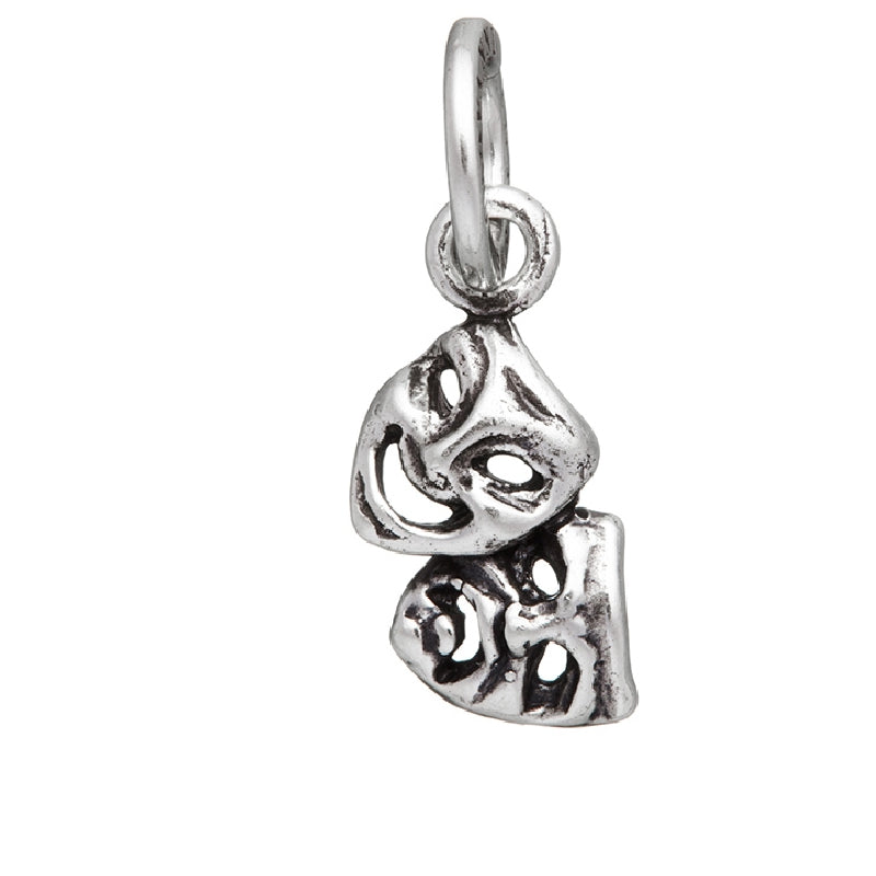 Charm Unisex Giovanni Raspini Argento 925 Maschere Teatro Realizzato A Mano 09518