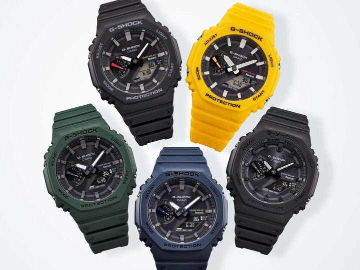 Orologio Uomo G-shock Casio Gomma Verde Carica Solare GA-B2100-3AER