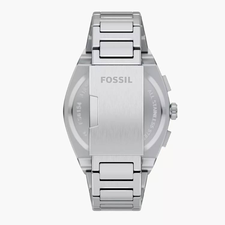 Orologio Uomo Acciaio Fossil Everett Cronografo Quarzo FS6154