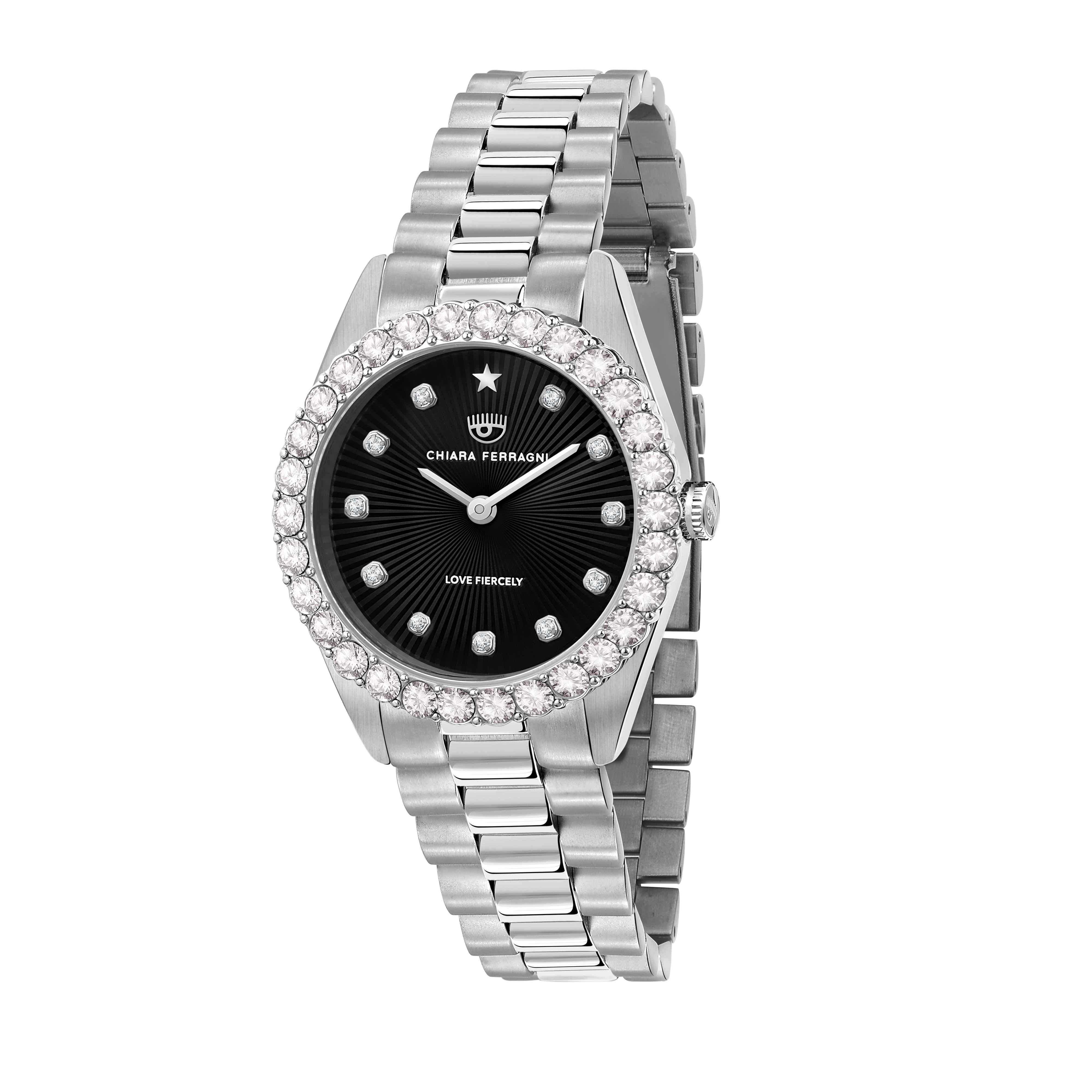 Orologio Donna Chiara Ferragni Quarzo Solo Tempo Zirconi