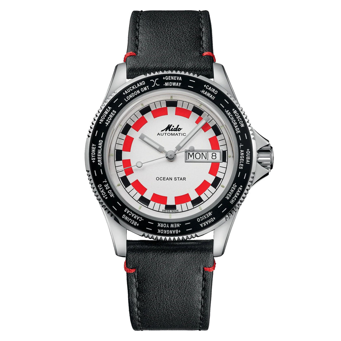 Orologio Uomo Mido Automatico Ocean Star Worldtimer M0268301603000
