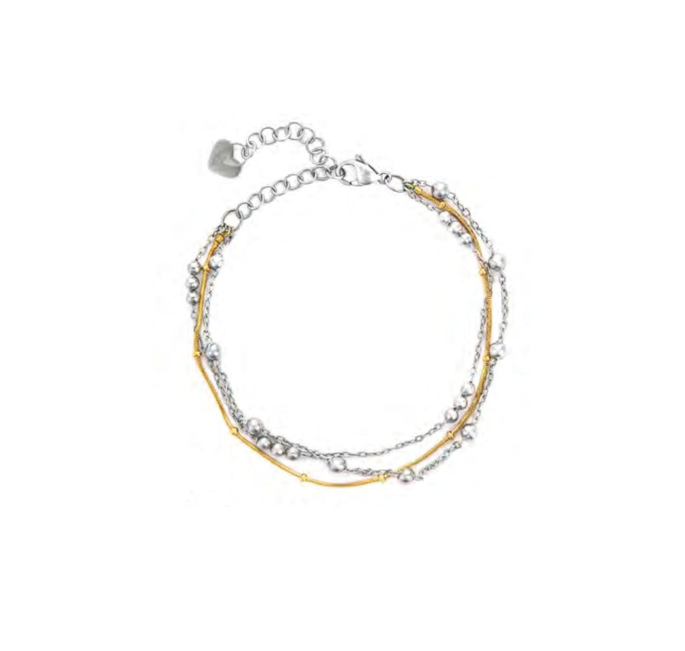 Bracciale Donna 4Us Cesare Paciotti Acciaio Multichain 4UBR8139W