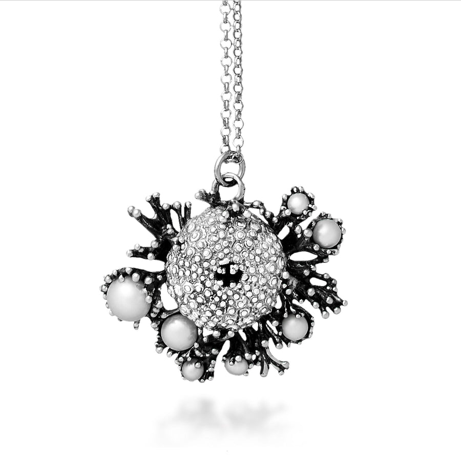 Collana Donna Giovanni Raspini Argento 925 Ciondolo Mediterraneo Perle 11733