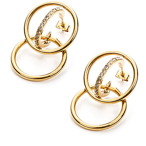 Orecchini Donna 4US cesare paciotti acciaio dorato 4UOR5234W