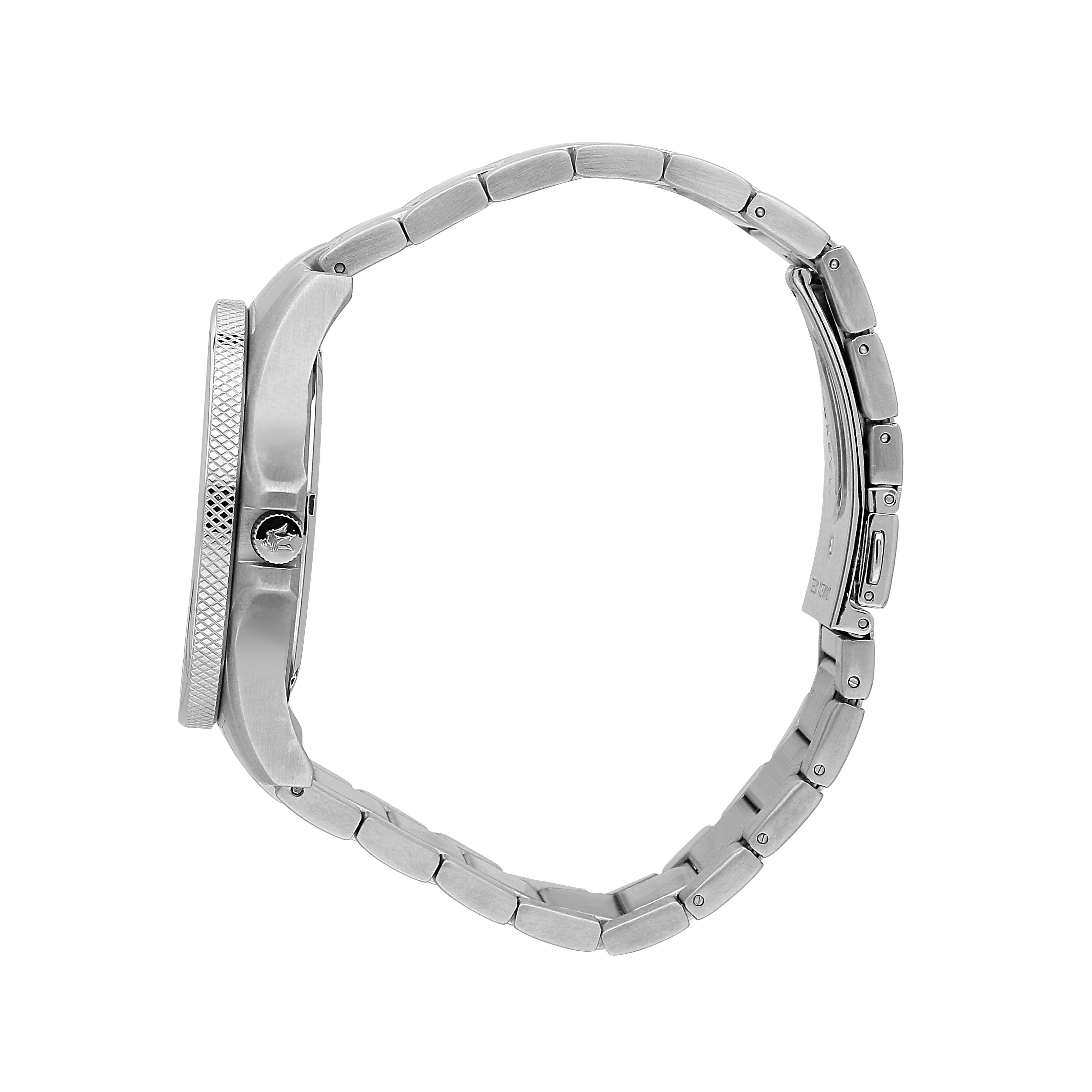 Orologio Uomo Maserati Acciaio Sfida Quarzo Solo Tempo Blu Data R8853140001