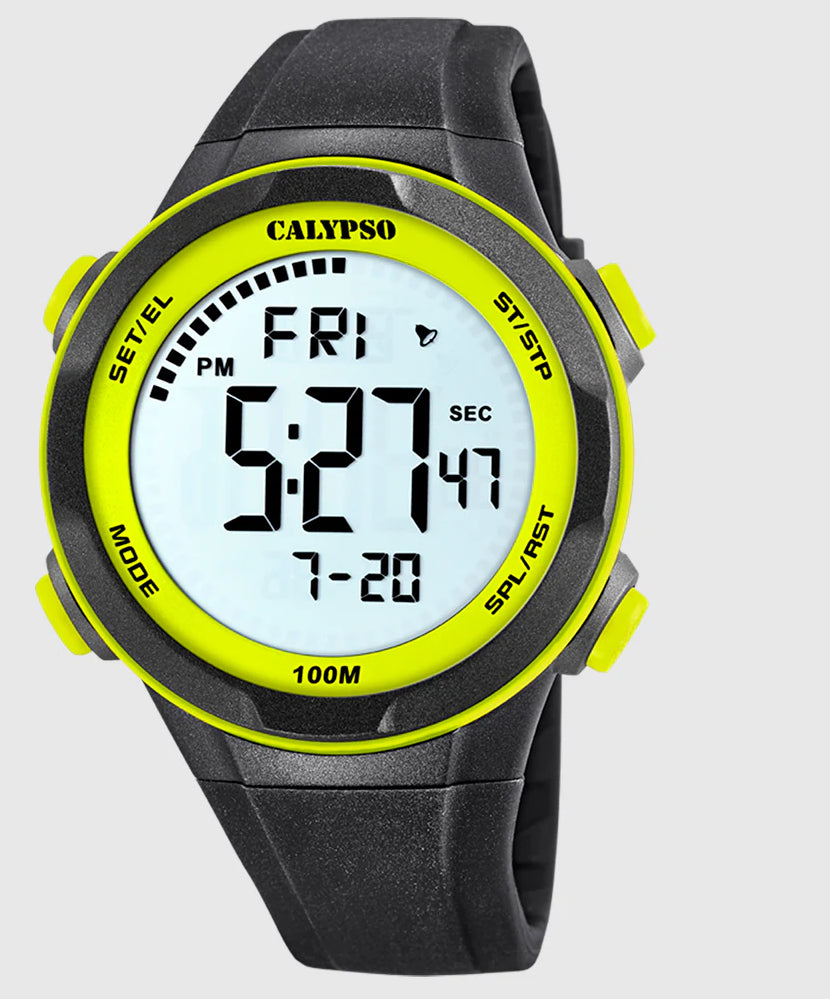 Orologio digitale Calypso Cinturino Gomma cassa in Plastica K5780/1