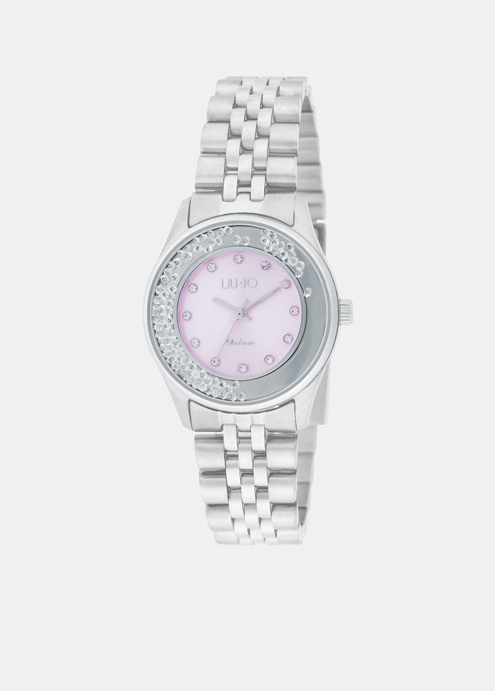 Orologio Donna Acciaio Liu Jo Luxury Mini Dancing con Zirconi Quarzo TLJ2663