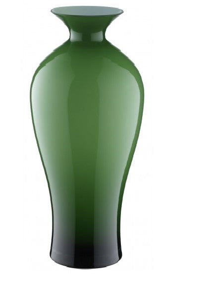 Vaso cristallo Onlylux aurora verde bosco 75 cm OL02339
