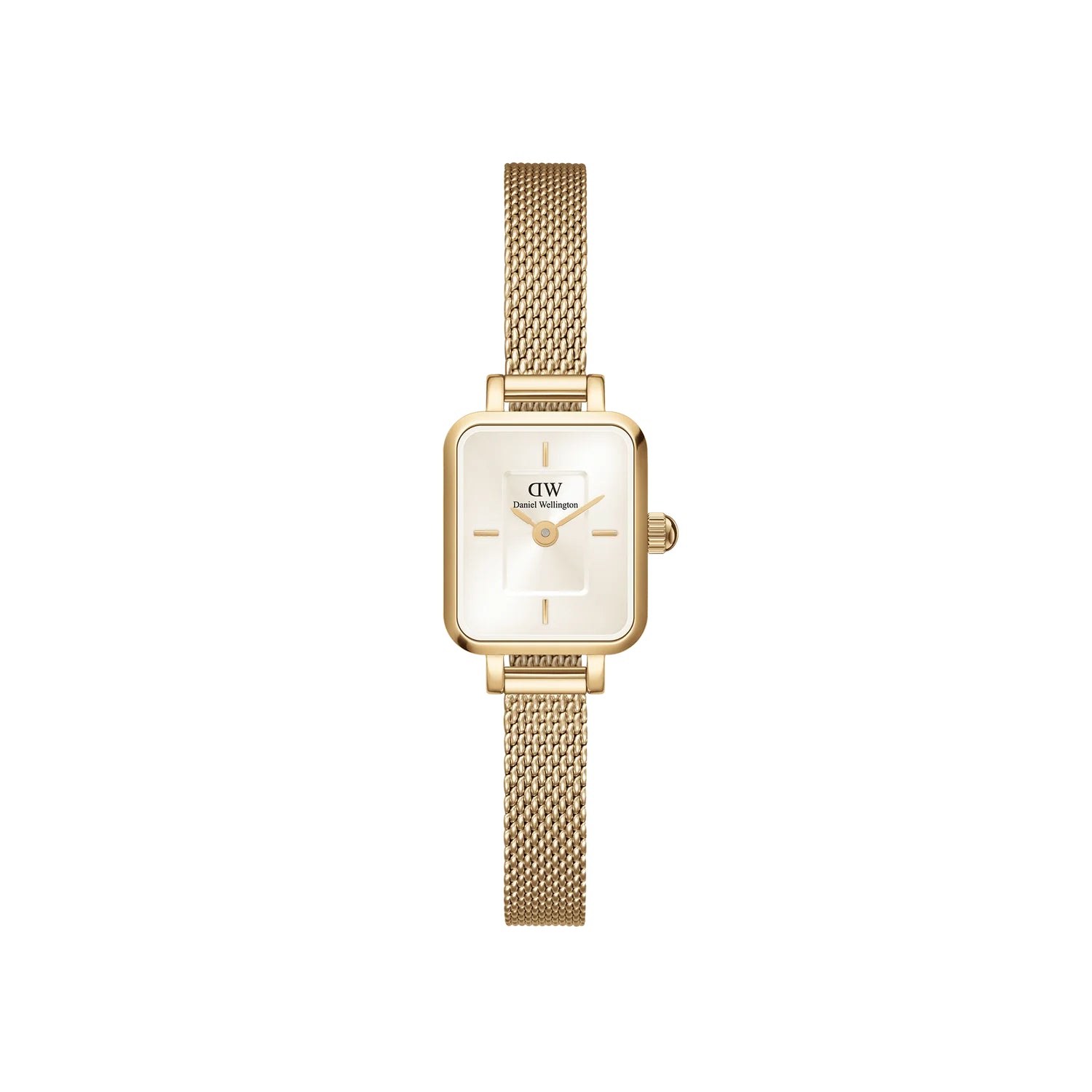 Orologio Donna Daniel Wellington Quadro Mini Acciaio Dorato Champagne DW00100656