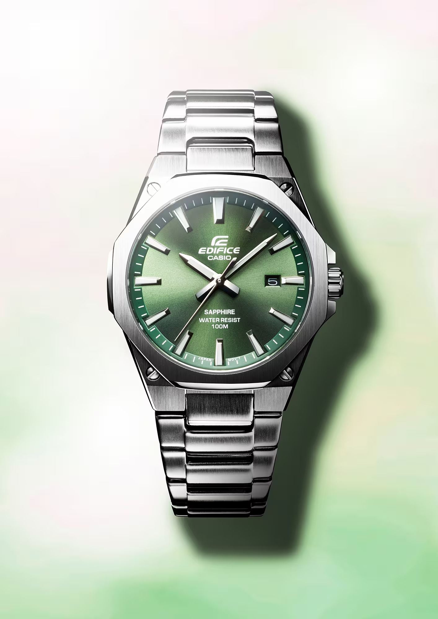 Orologio Uomo Casio Edifice Acciaio Verde Quarzo EFR-S108D-3AVUEF