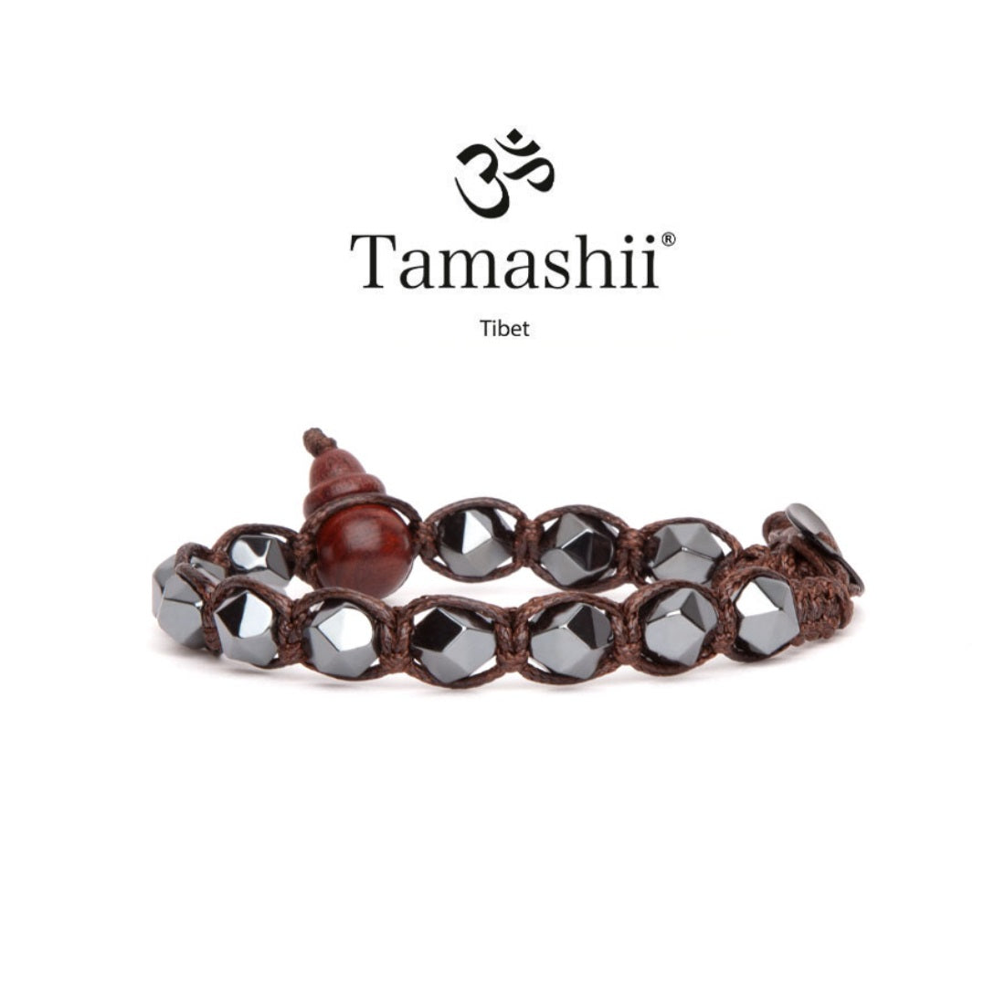 Bracciale Uomo Tamashii Pietra Biglie Cut Ematite BHS911-22