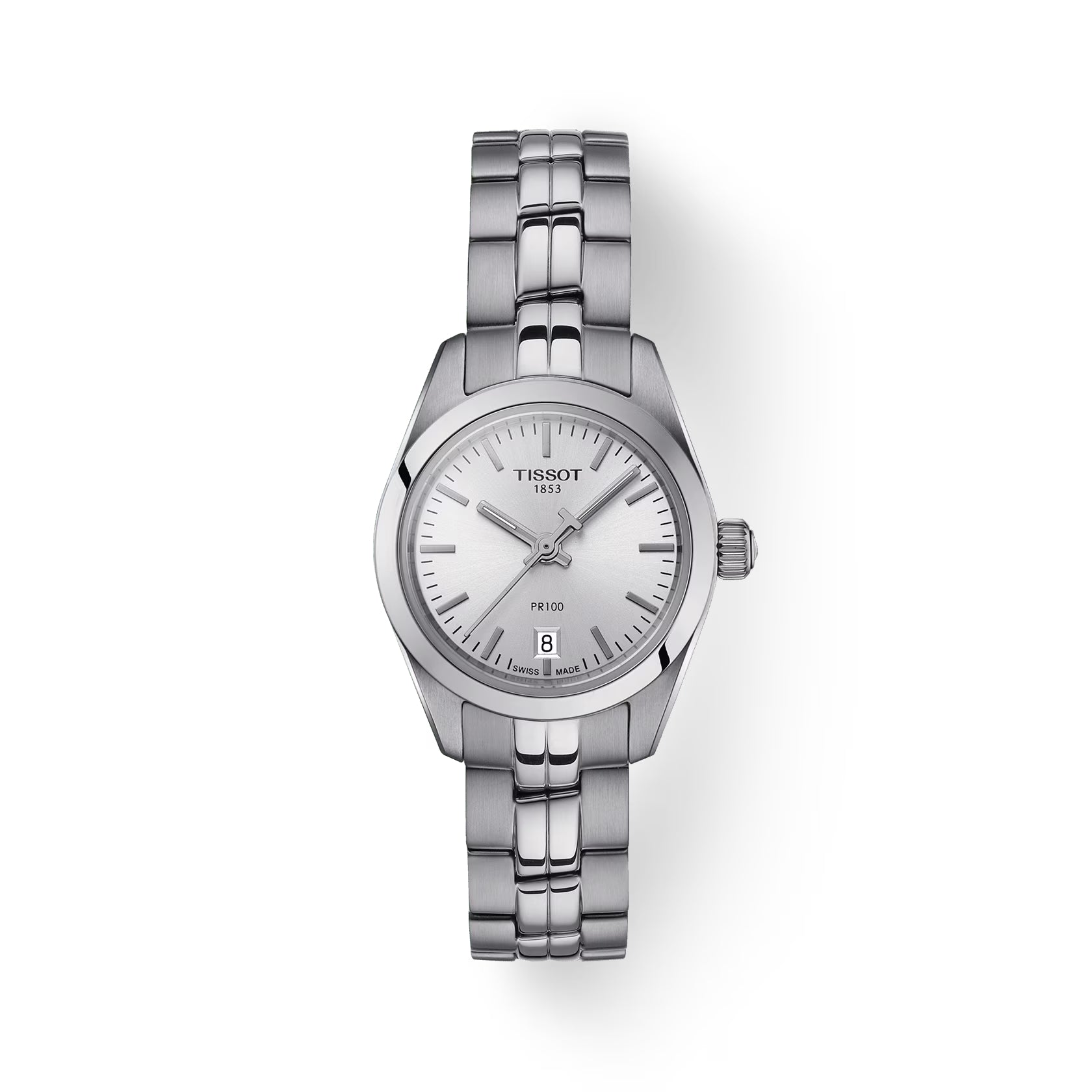 Orologio Unisex Tissot PR 100 Lady Small Quarzo Solo Tempo Acciaio T1010101103100