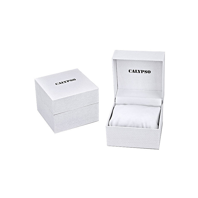 Orologio Bambina Calypso Gomma Quarzo Solo Tempo Numeri Rosa Azzurro K5823/4