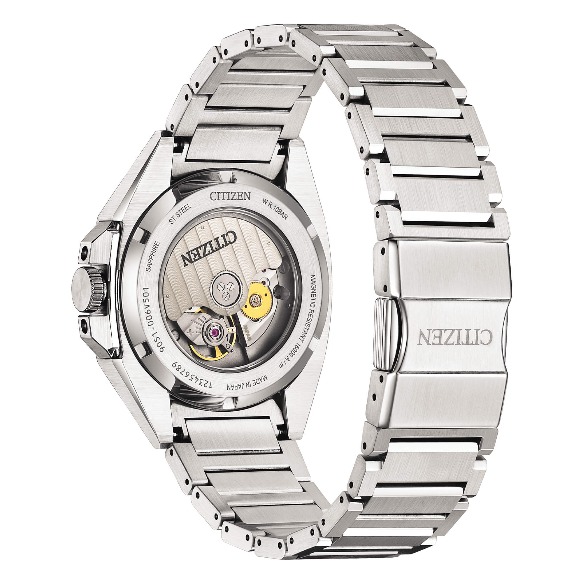 Orologio Uomo Citizen Serie 8 Automatico Nero Acciaio NB6050-51E