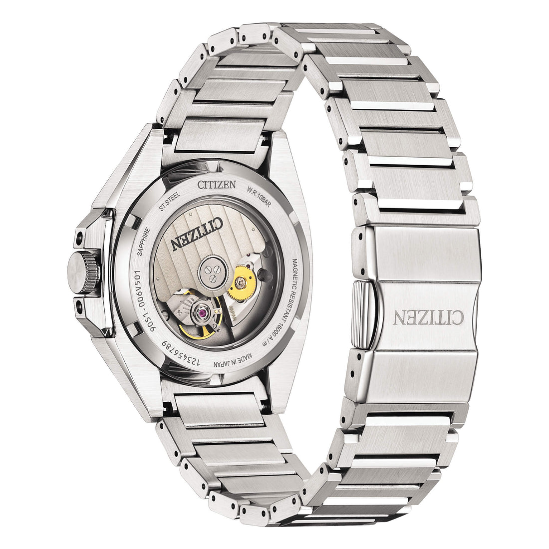 Orologio Uomo Citizen Serie 8 Automatico Nero Acciaio NB6050-51E