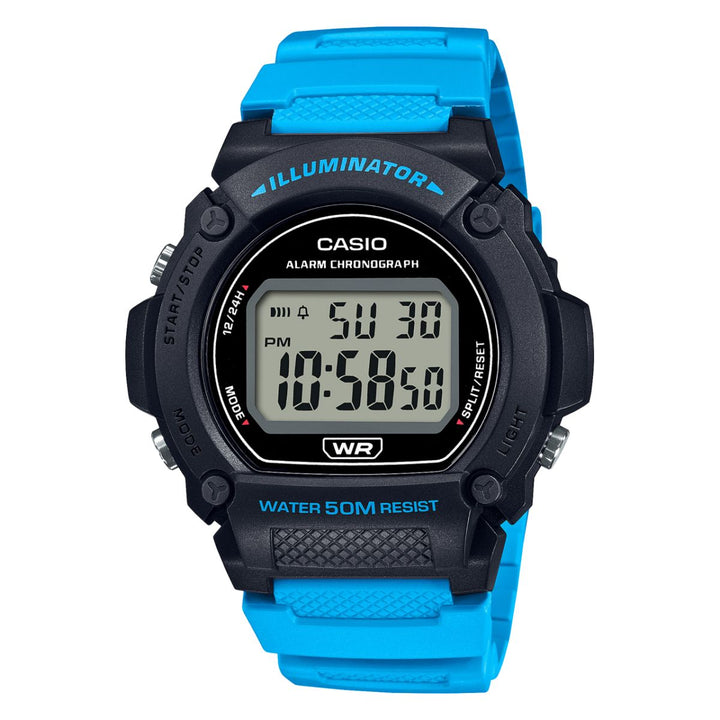 Orologio Bimbo Casio  Digitale nero Quarzo Cronografo Sveglia Timer W-219H-2A2VDF