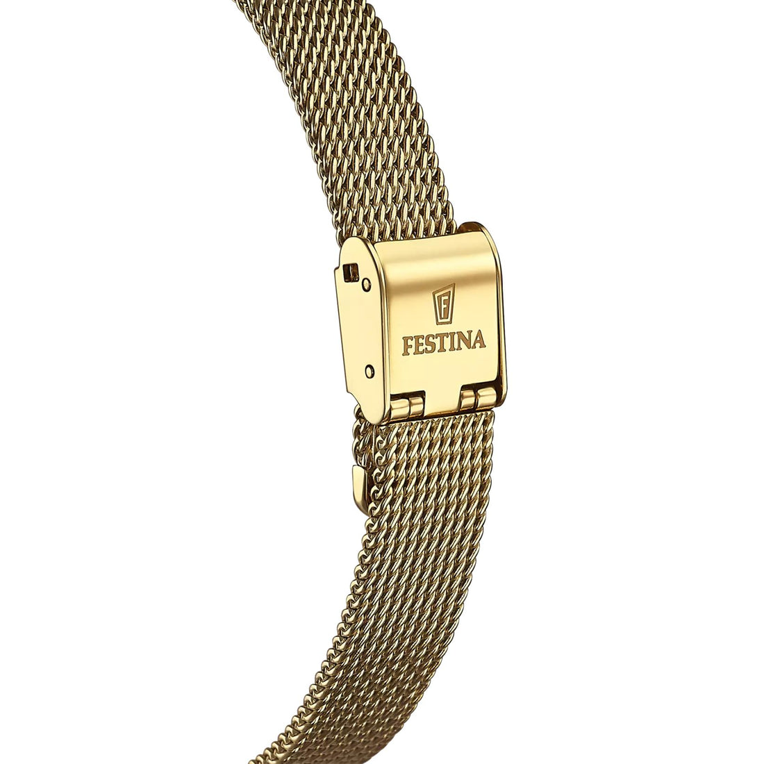 Orologio Donna Festina Dorato Argentè Zirconi Bianchi F20495/1