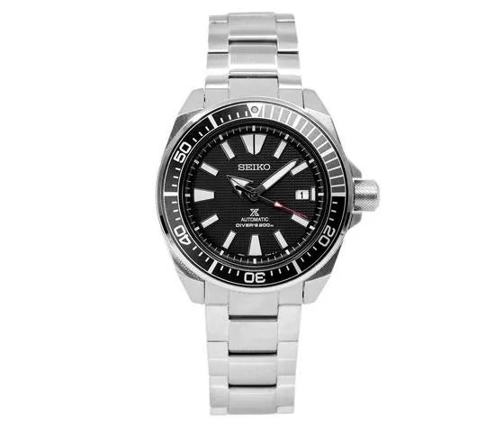 Orologio Uomo Seiko Prospex Nero Samurai Automatico Solo Tempo Data SRPF03K1