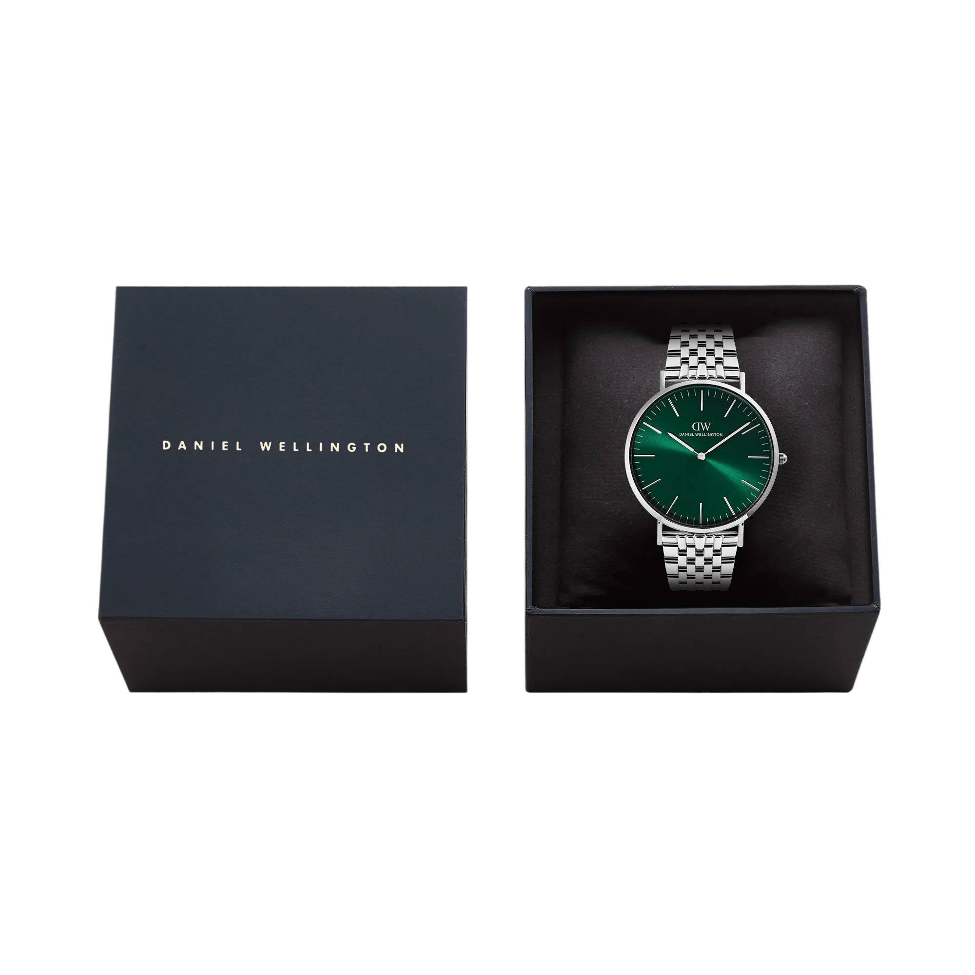 Orologio Uomo Daniel Wellington Classic Link Acciaio Verde DW00101022