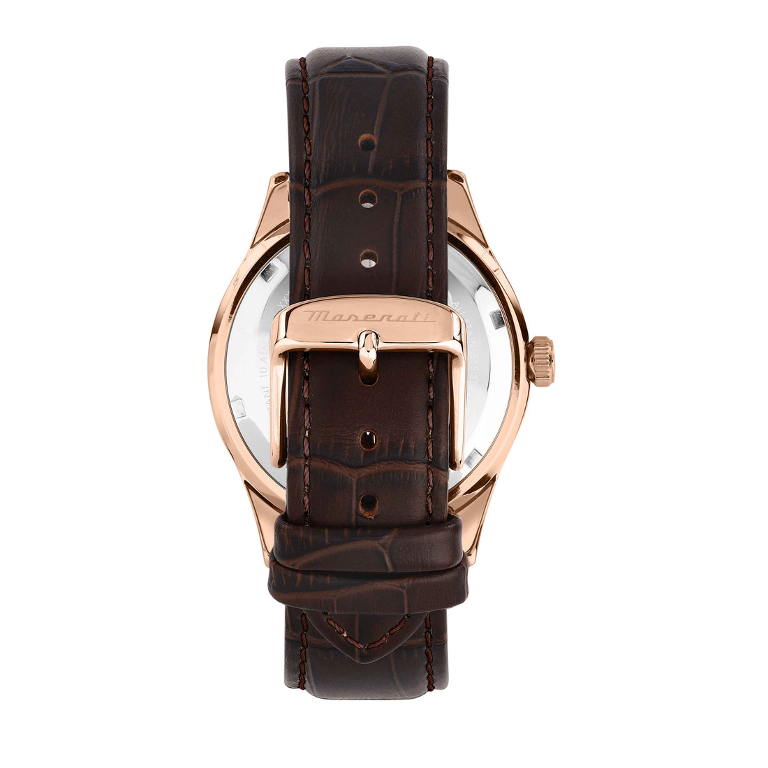 Orologio Uomo Maserati Acciaio Pelle Marrone Quarzo Data R8851124002