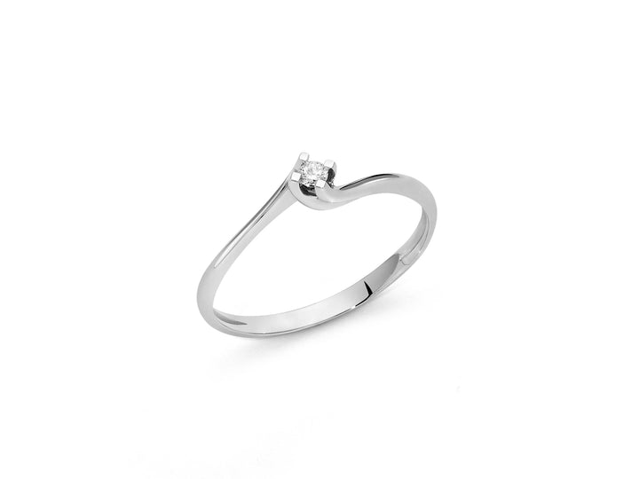 Anello Donna Miluna oro bianco 750  con diamante LID5180-007G7