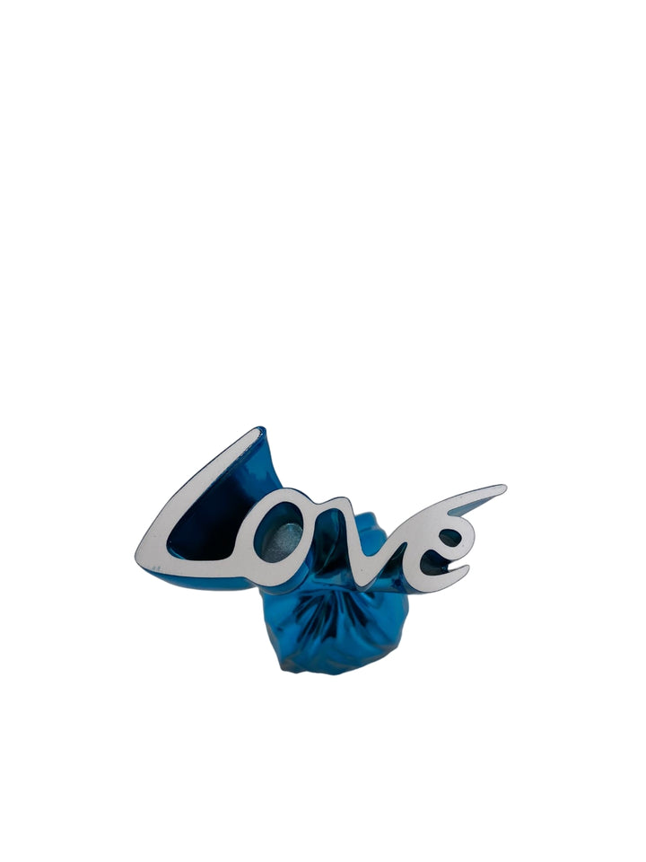Scultura amore Sequenze Colore Azzurro cm 12 BPZ015/A