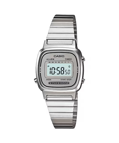 Orologio Donna Casio Vintage Quarzo Digitale Acciaio Resina LA670WA-7DF