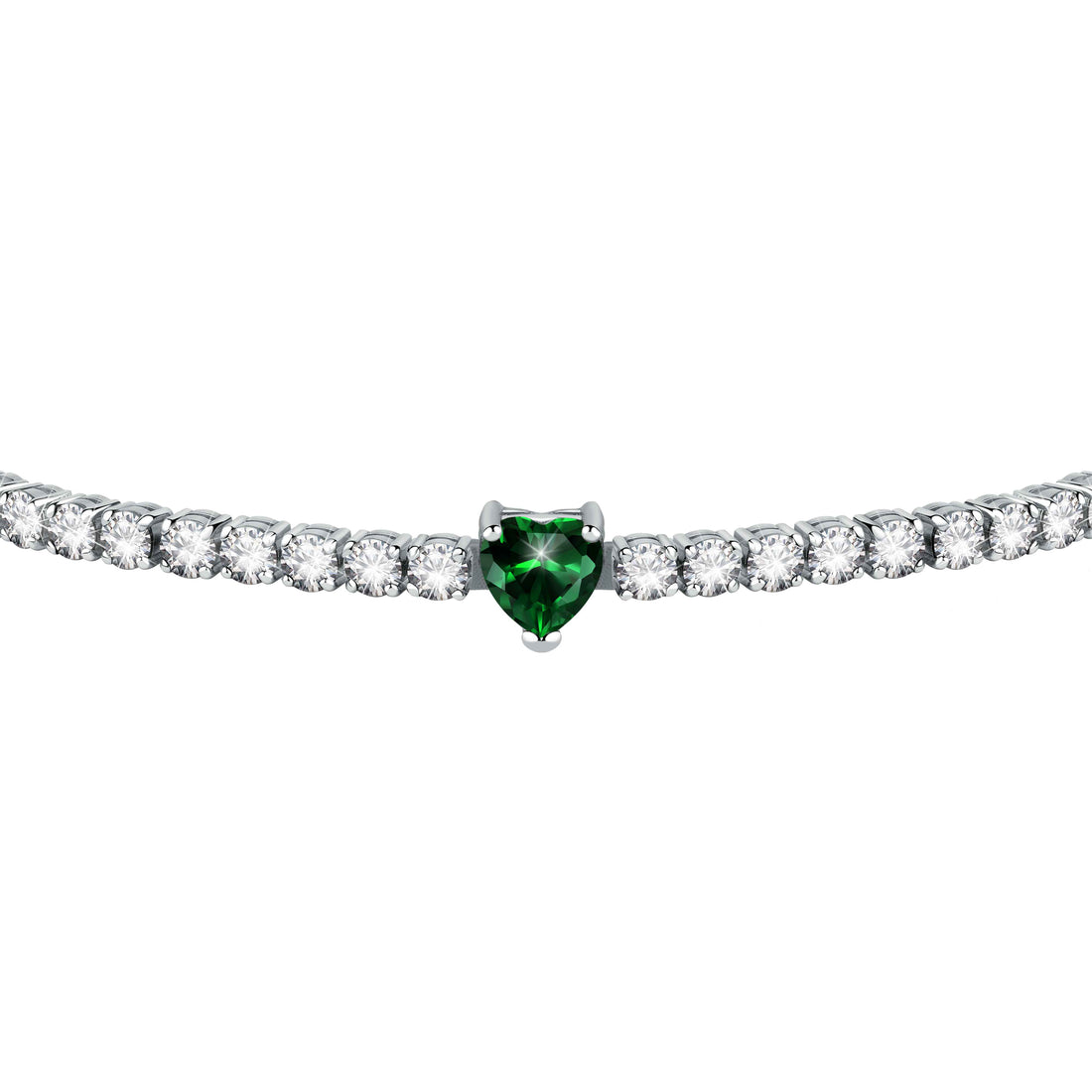 Bracciale Donna Chiara Ferragni Tennis Zirconi Bianchi Verdi