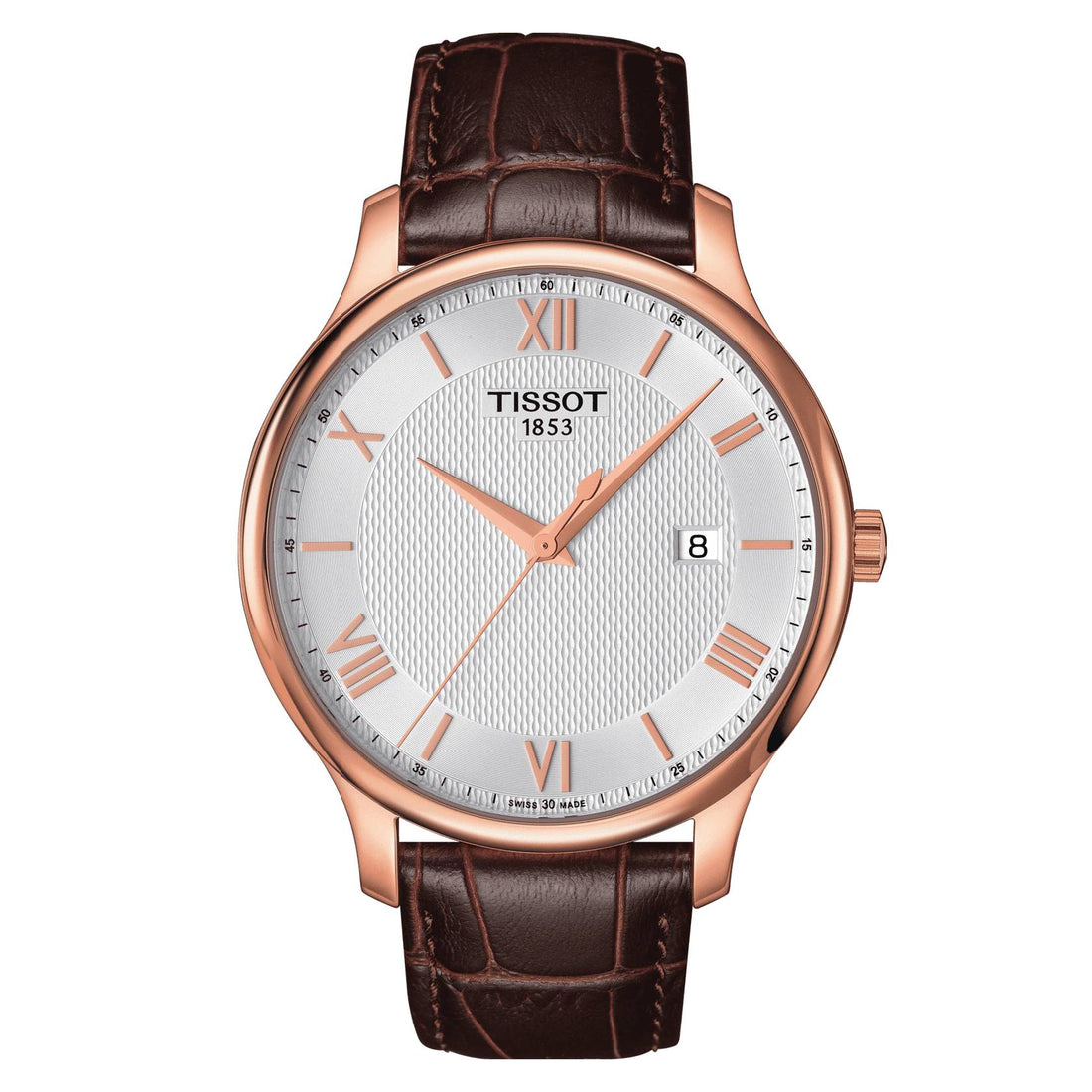 Orologio Uomo Tissot Tradition Quarzo Solo Tempo Acciaio Rosè T0636103603800