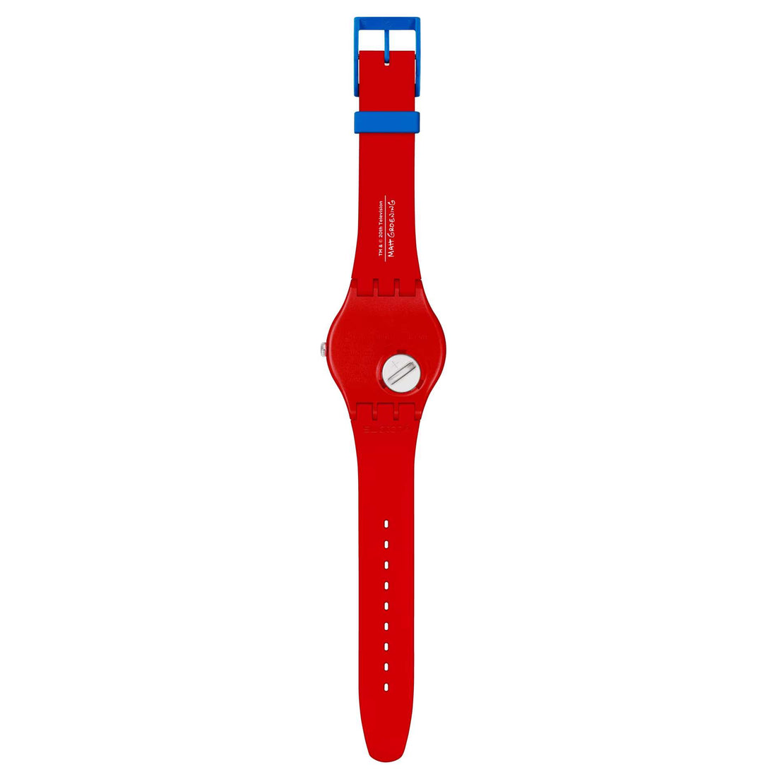 Orologio Unisex Swatch The Simpson Natale Quarzo Solo Tempo SUOZ361