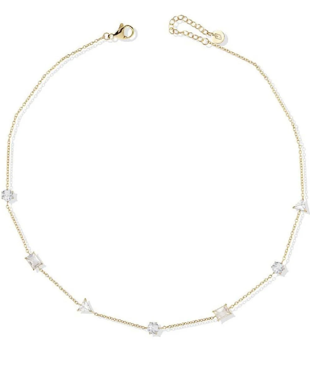 Collana Donna Liu Jo Acciaio Catena pietre Bianche LJ2832
