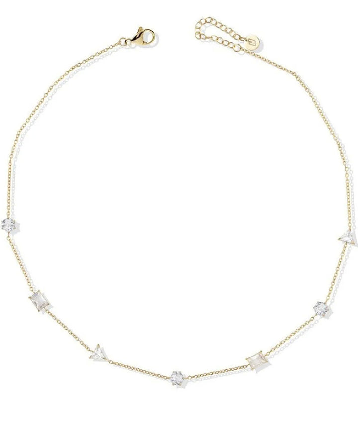 Collana Donna Liu Jo Acciaio Catena pietre Bianche LJ2832