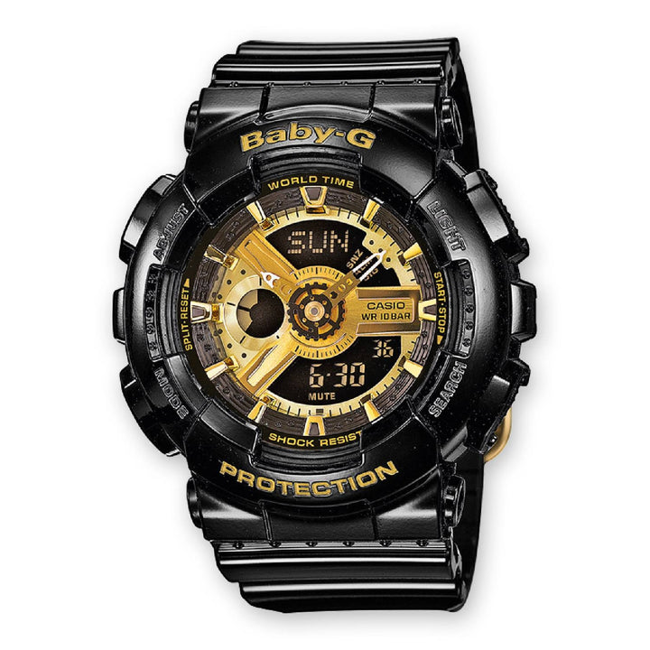 Orologio Donna Bambina Casio G-SHOCK BABY G Analogico Digitale Dorato Nero